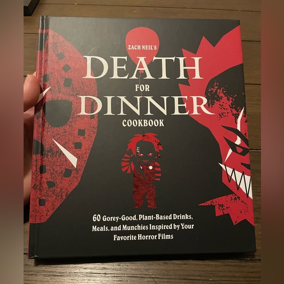 Death for Dinner Horror inspired Cookbook NWT - Picture 1 of 10